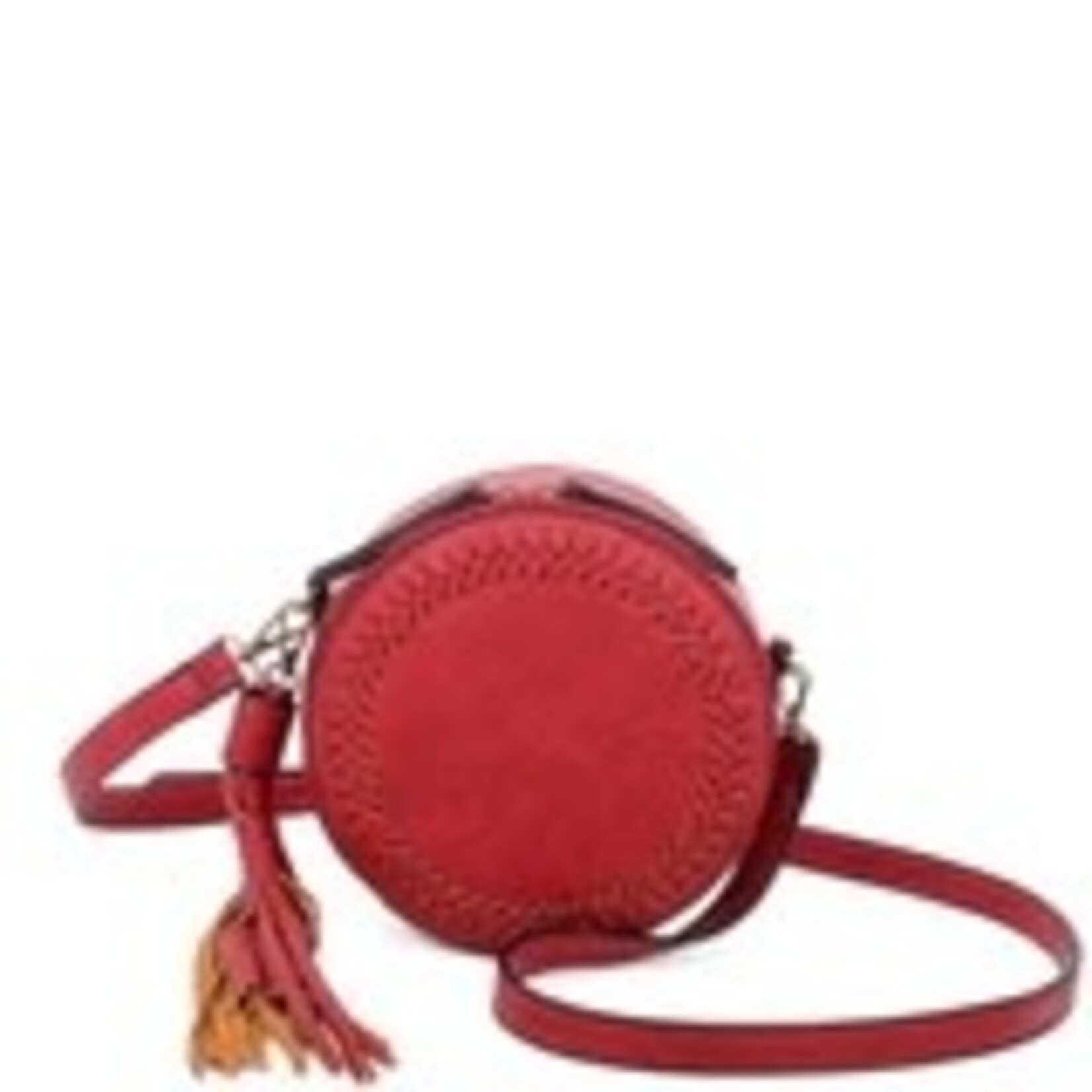 Ampere Creations Suzie Round Crossbody - Red