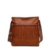 Ampere Creations June Fringe Tote - Cognac