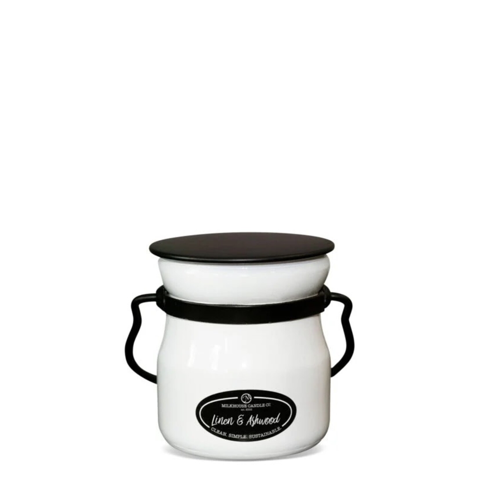 MILKHOUSE CANDLE Linen & Ashwood | Cream Jar