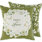 Prim By Kathy Family Is Home Pillow