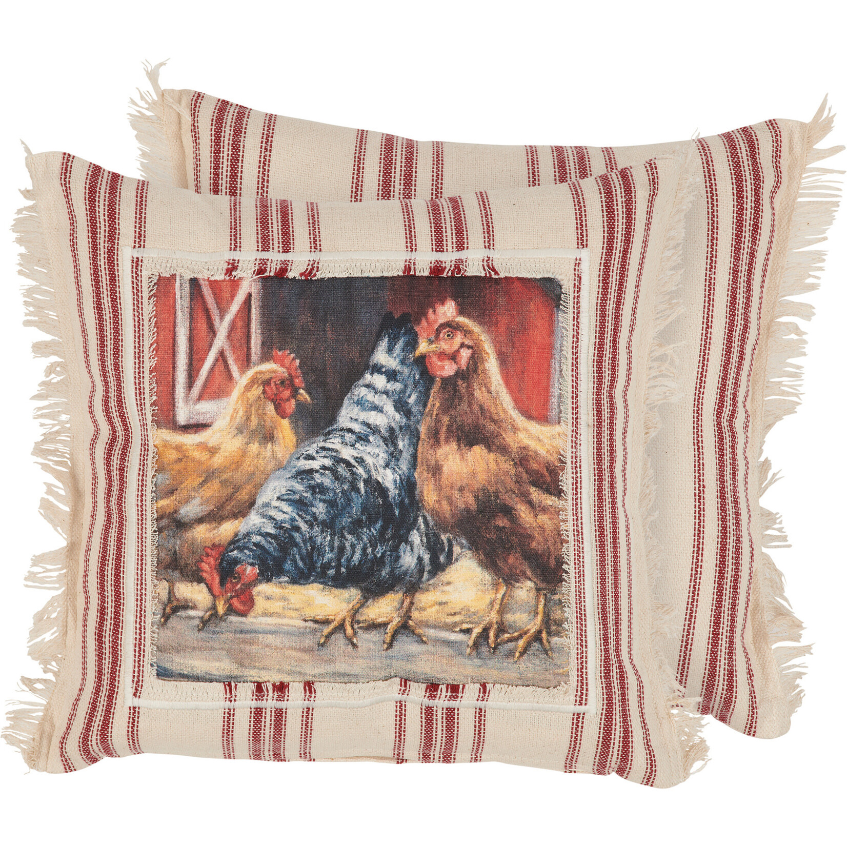 Prim By Kathy Chicken Coop Pillow