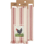 Prim By Kathy Plymouth Rock Chicken Kitchen Towel