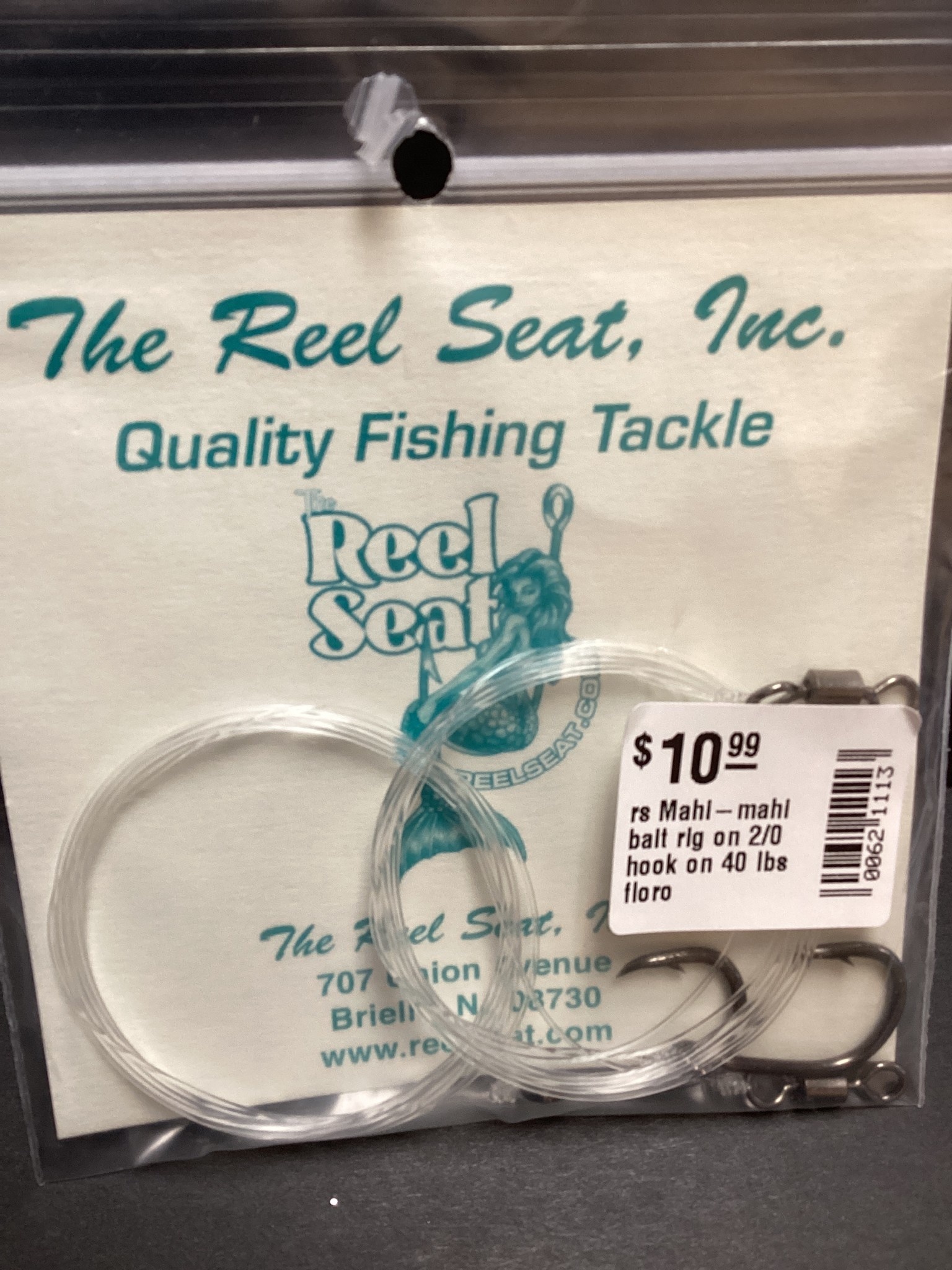 rs Mahimahi bait rig on 2/0 hook on 40 lbs floro The Reel Seat