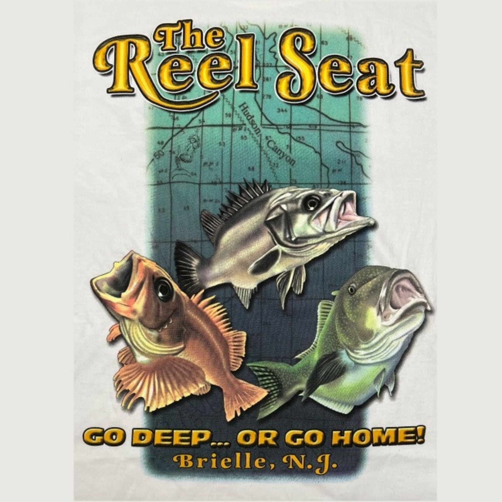The Reel Seat Go Deep Or Go Home t-shirt