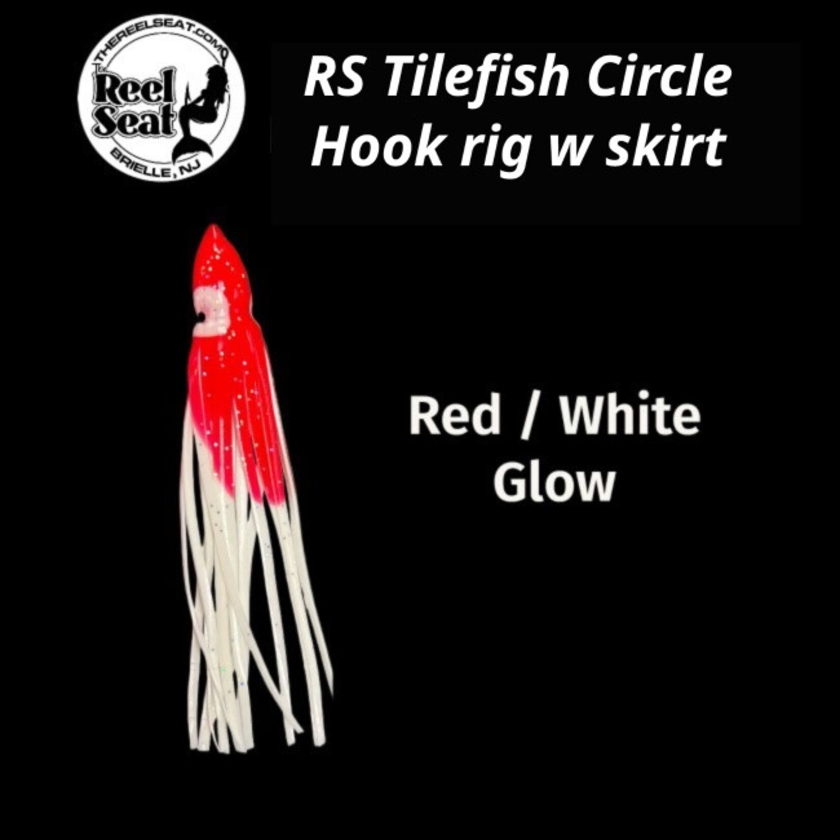 The Reel Seat RS Tilefish Circle Hook Rig w/ skirt