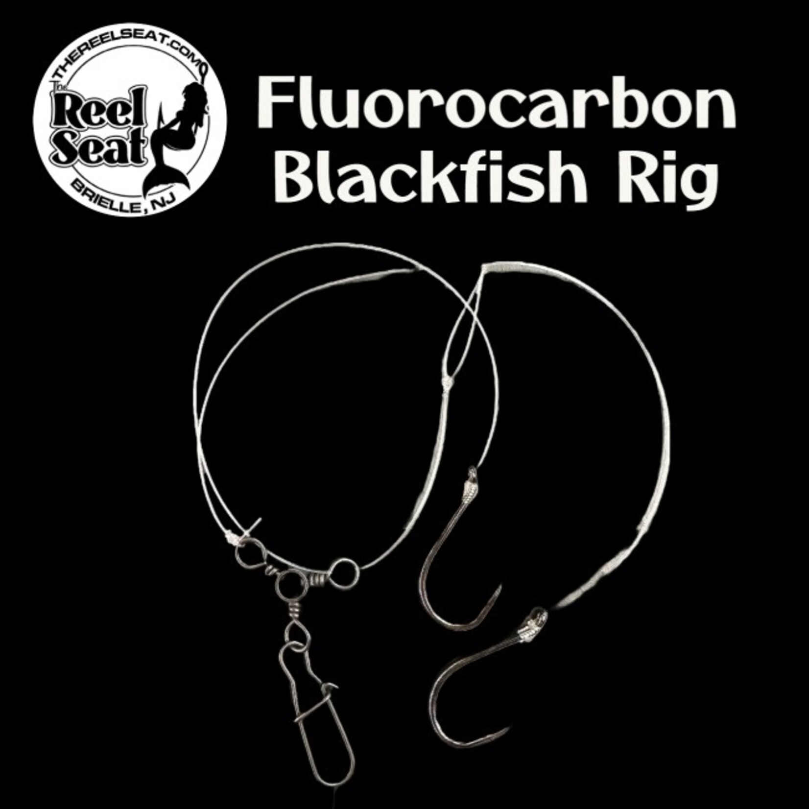 The Reel Seat RS Fluorocarbon Blackfish Rig 4/0