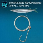 RS Splitbill Bally Rig 9/0 Mustad 3/4 oz 150# fluro