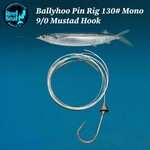 The Reel Seat RS Ballyhoo Pin Rig 130# Mono 9/0 Mustad Hook
