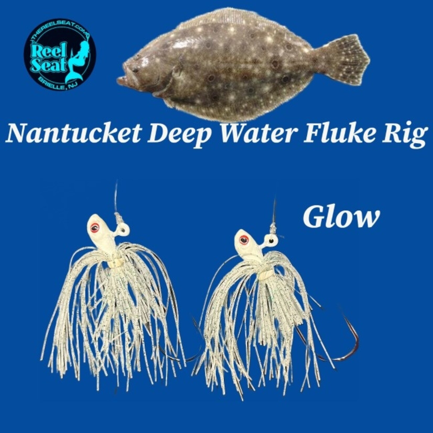 The Reel Seat RS Nantucket Deep Water Fluke Rig Glow