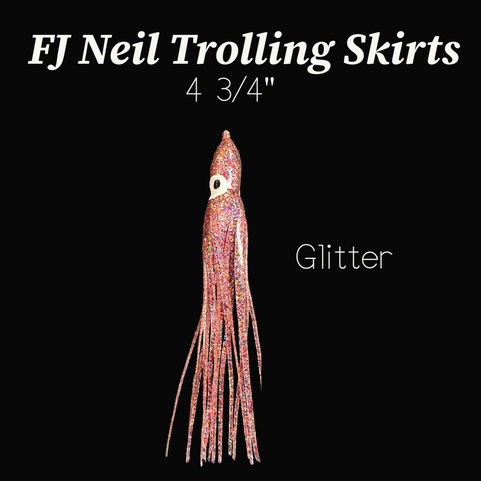 F. J. Neil Trolling Skirts 4 3/4" - 10pcs