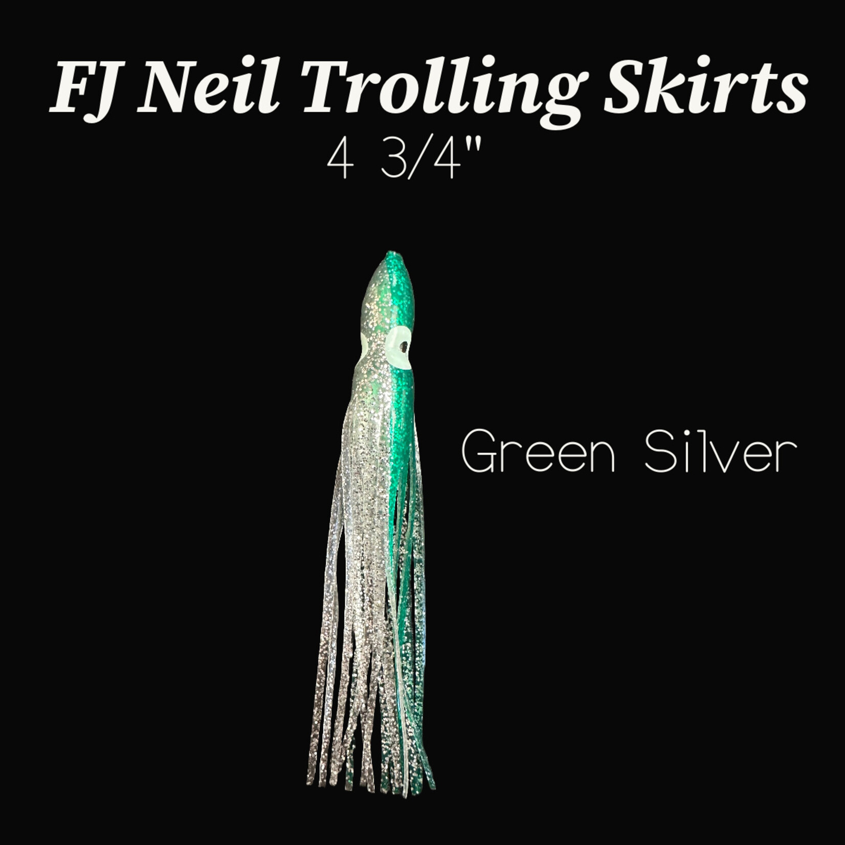 F. J. Neil Trolling Skirts 4 3/4" - 10pcs