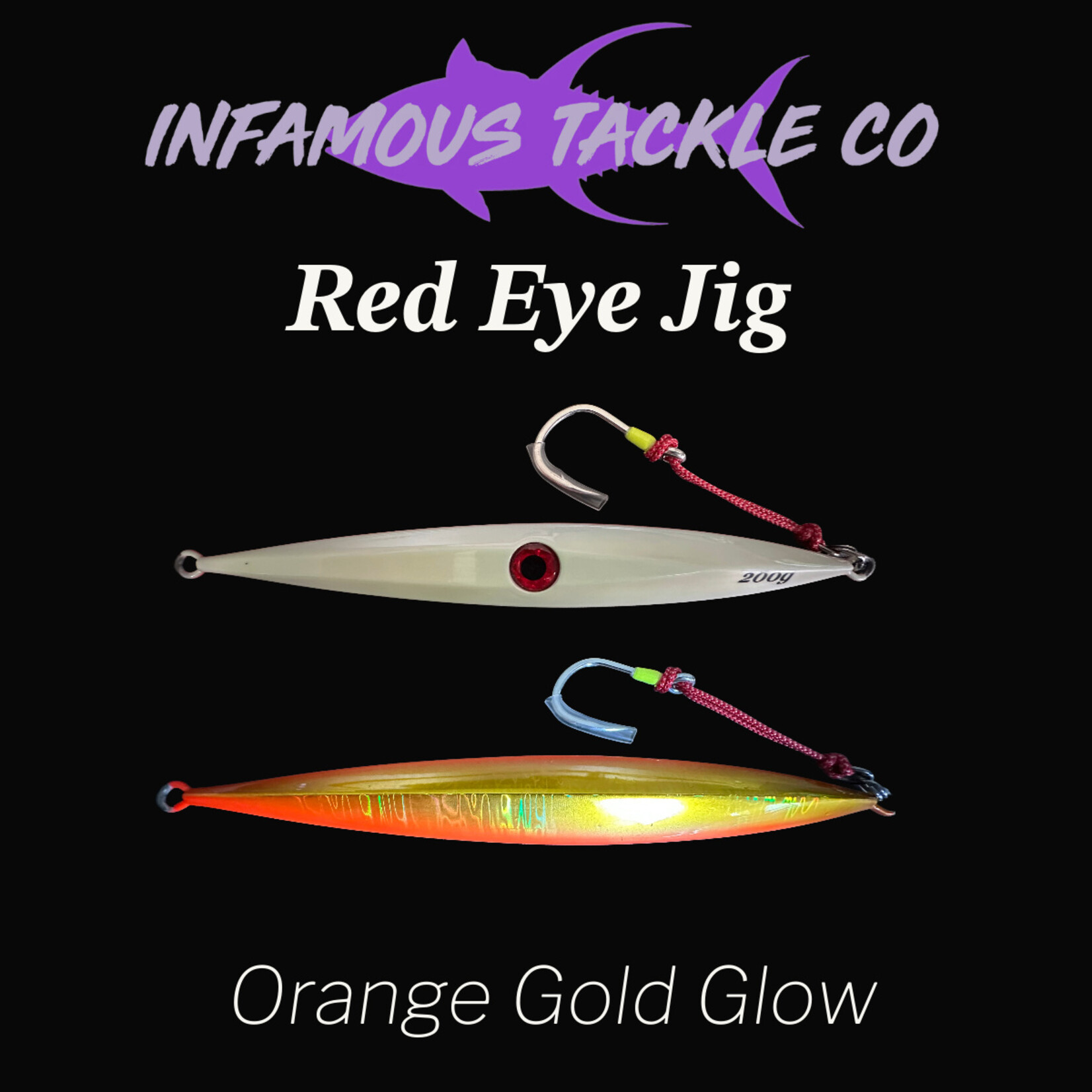 Infamous Tackle Co. Red Eye Jig