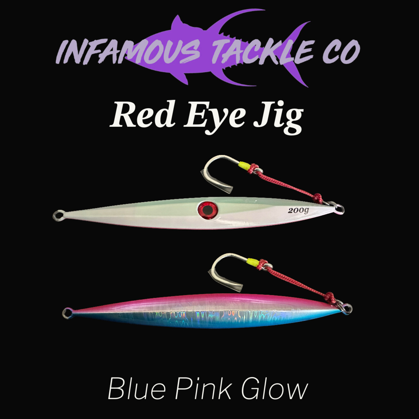 Infamous Tackle Co. Red Eye Jig