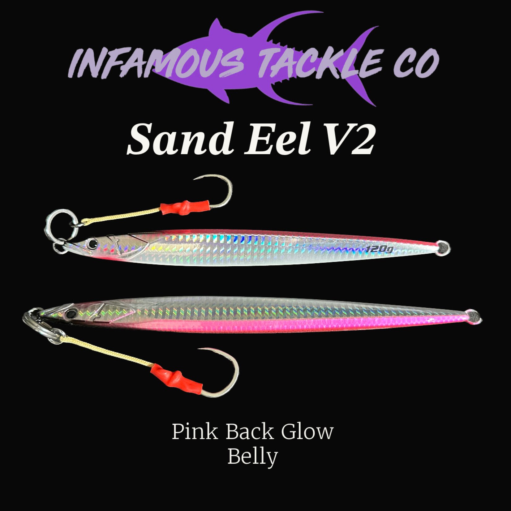Infamous Tackle Co. Sand Eel V2