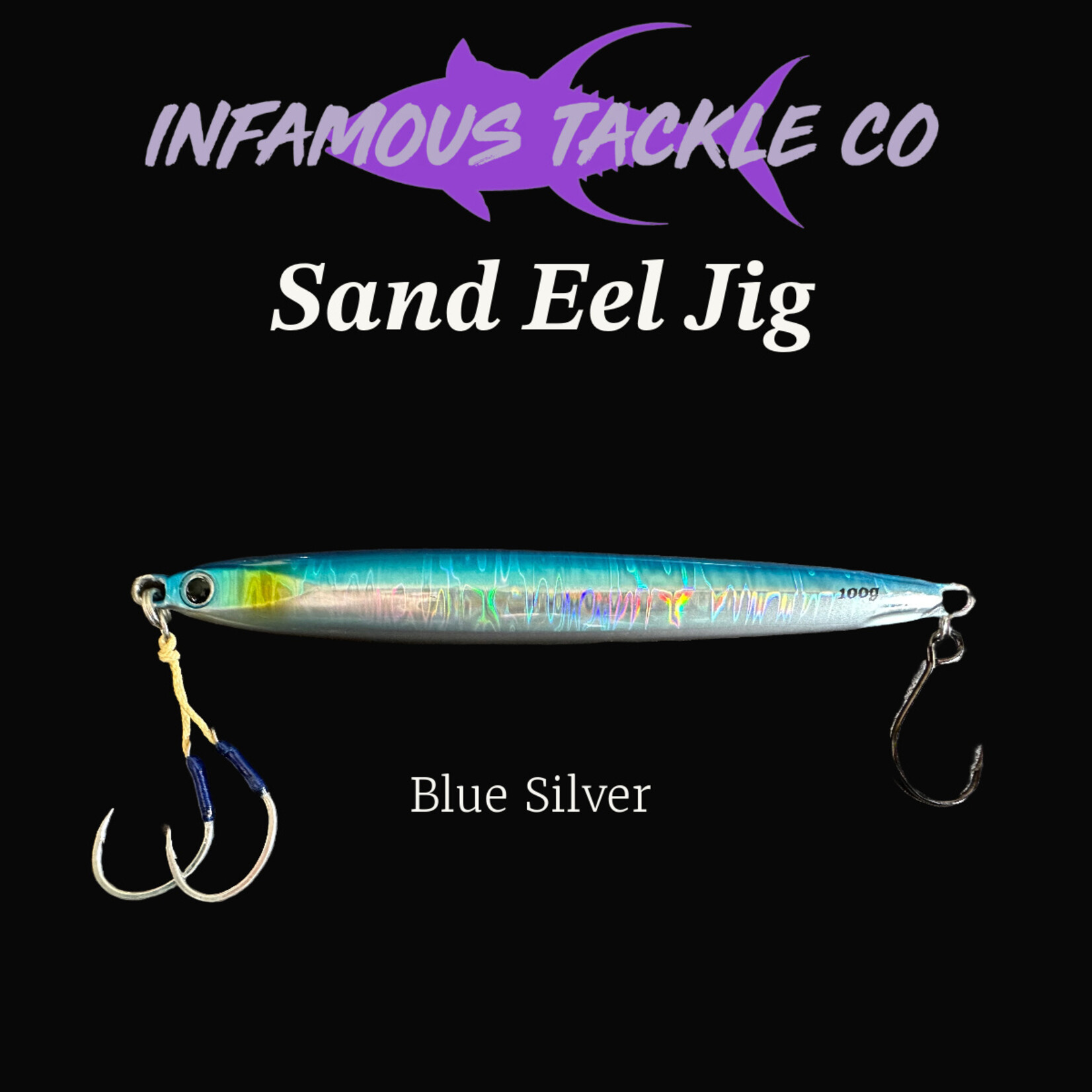 Infamous Tackle Co. Sand Eel Jig