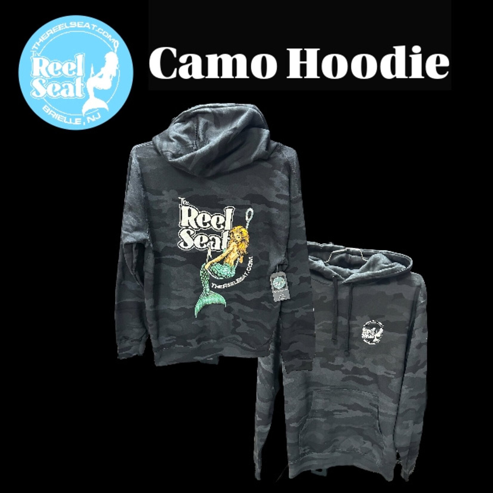 The Reel Seat RS Camo Hoodie