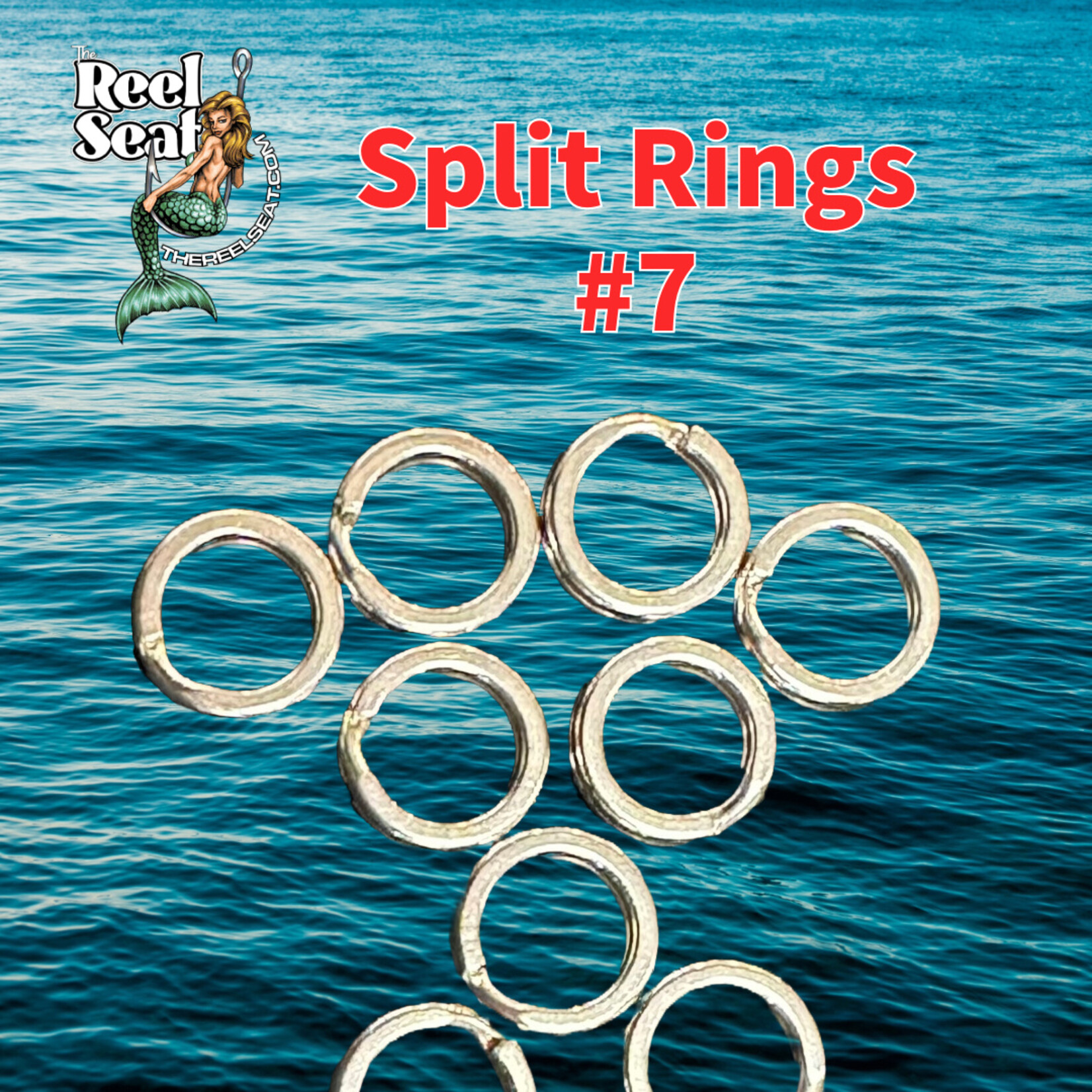RS Heavy Duty Split Rings 7/ 20 Qty The Reel Seat