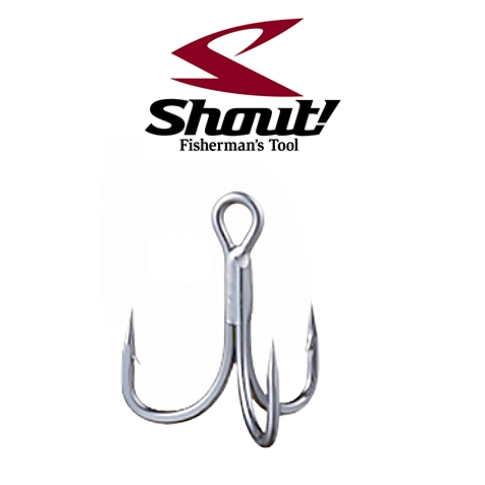 Shout! Straight Point Treble Hooks