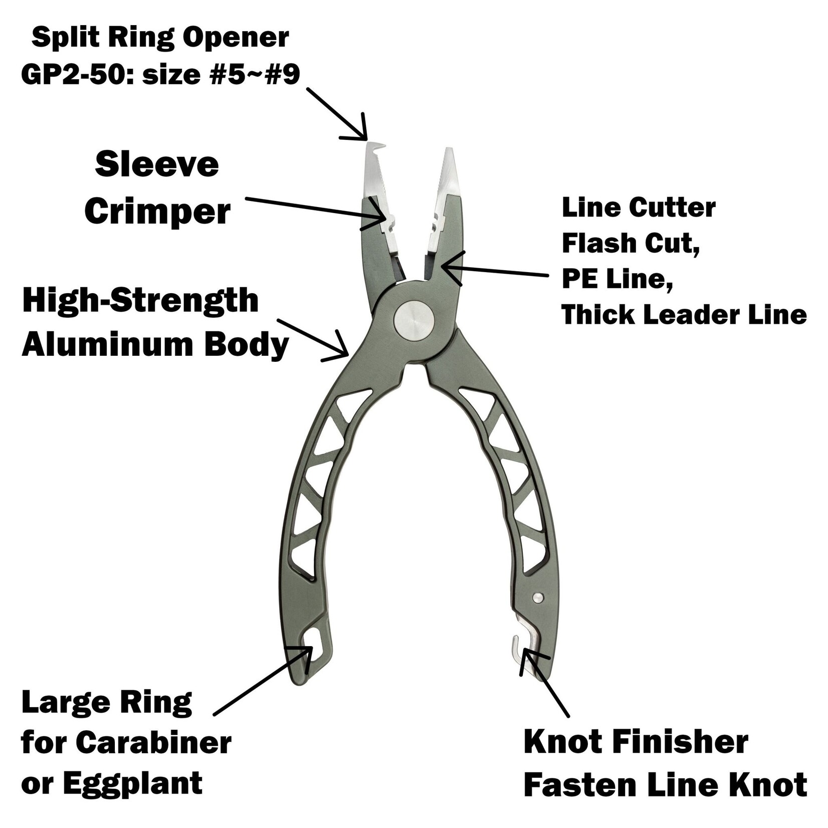 Owner Game Plier 2 GP2-50 Size 5-9 Split Rings