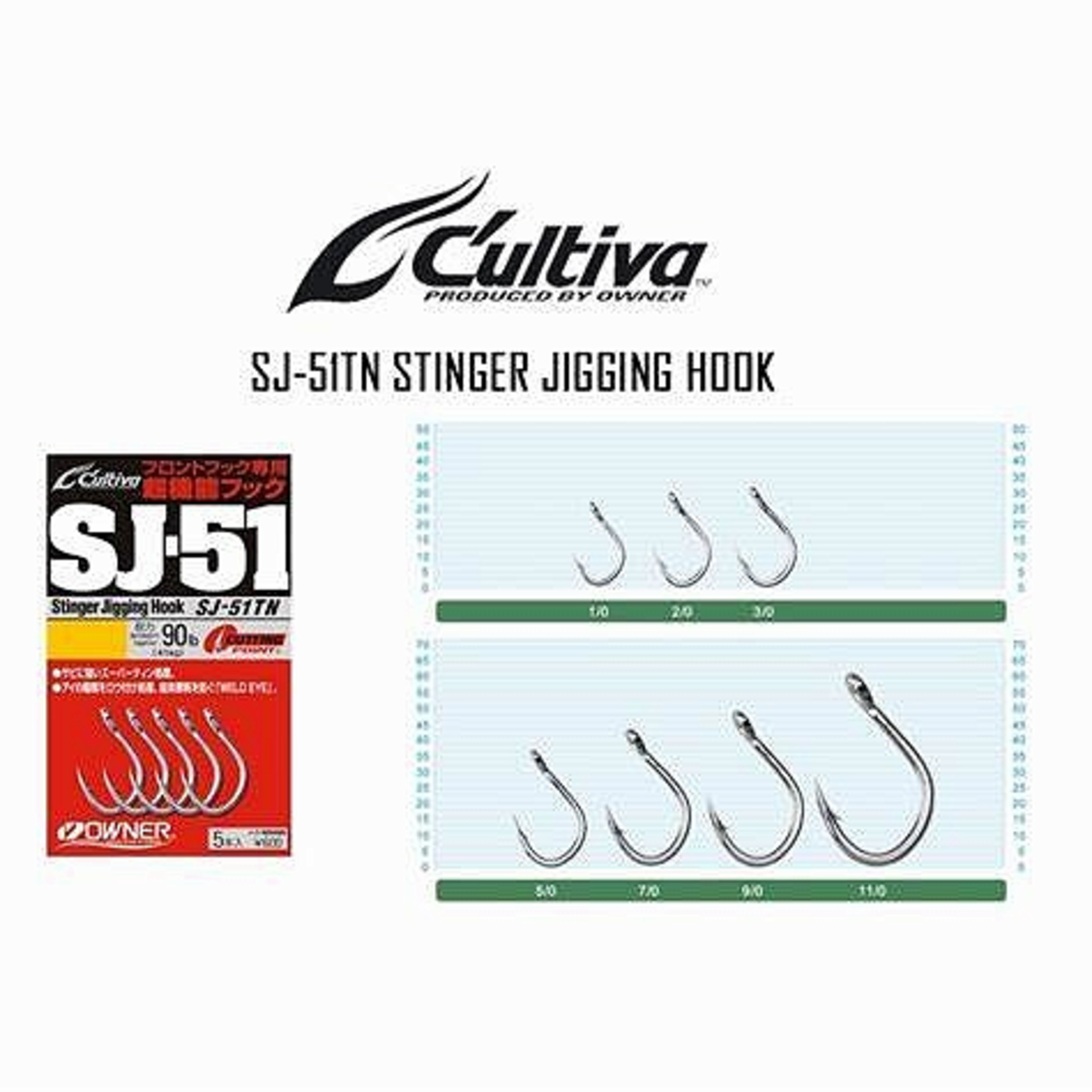 Cultiva Stinger Jigging Hook