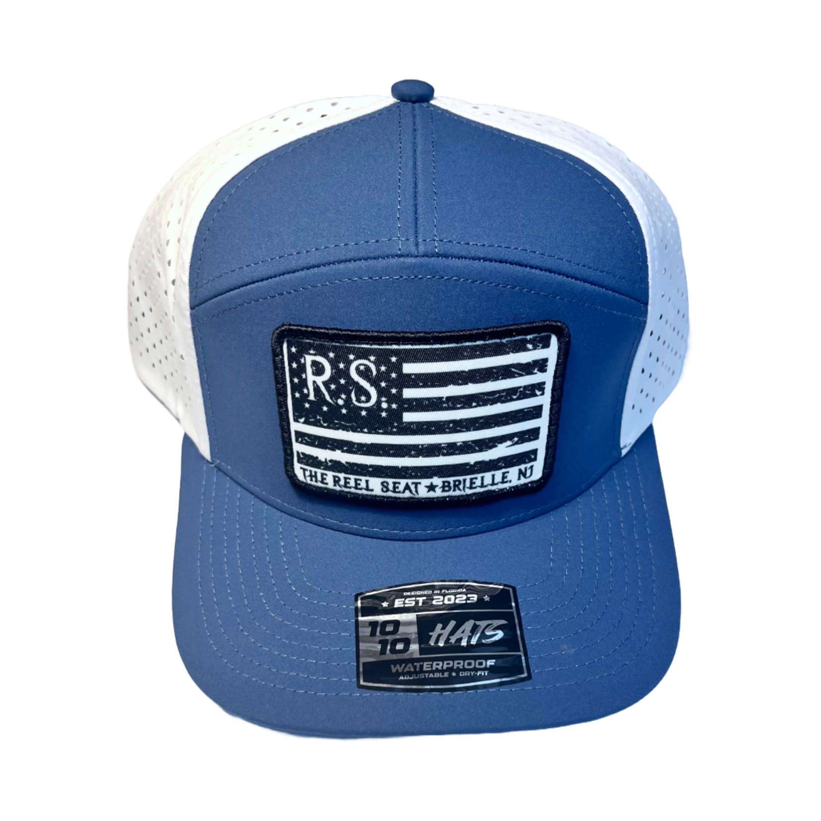 Reel Seat Quick Dry Flag Logo Hat