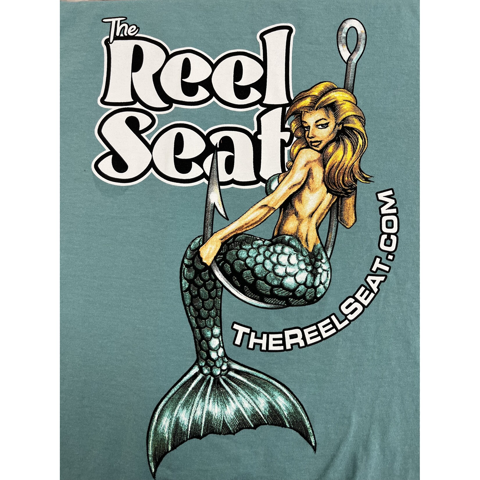 The Reel Seat RS Comfort Color Heavy Weight Pocket Tee Color Logo