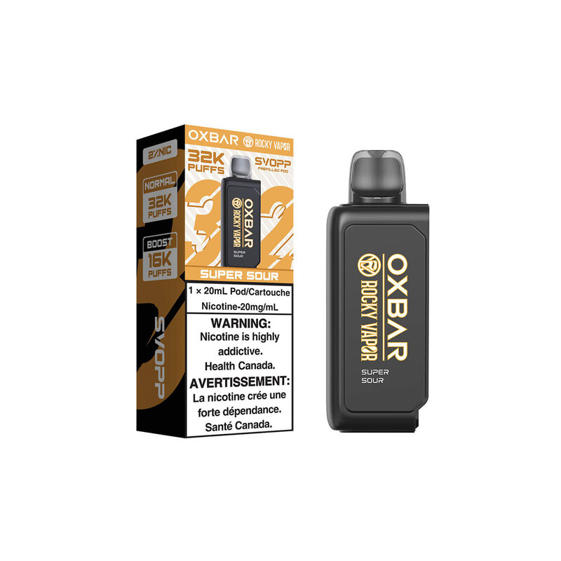 Oxbar [FED] Oxbar Rocky Vapor Svopp 32K Disposable