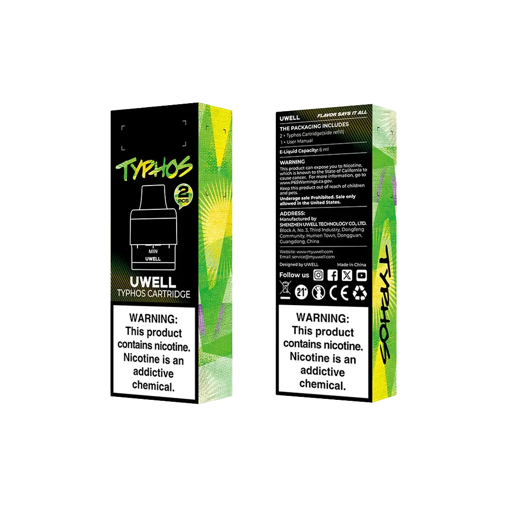 Uwell Uwell Typhos Replacement Pod 2Pk