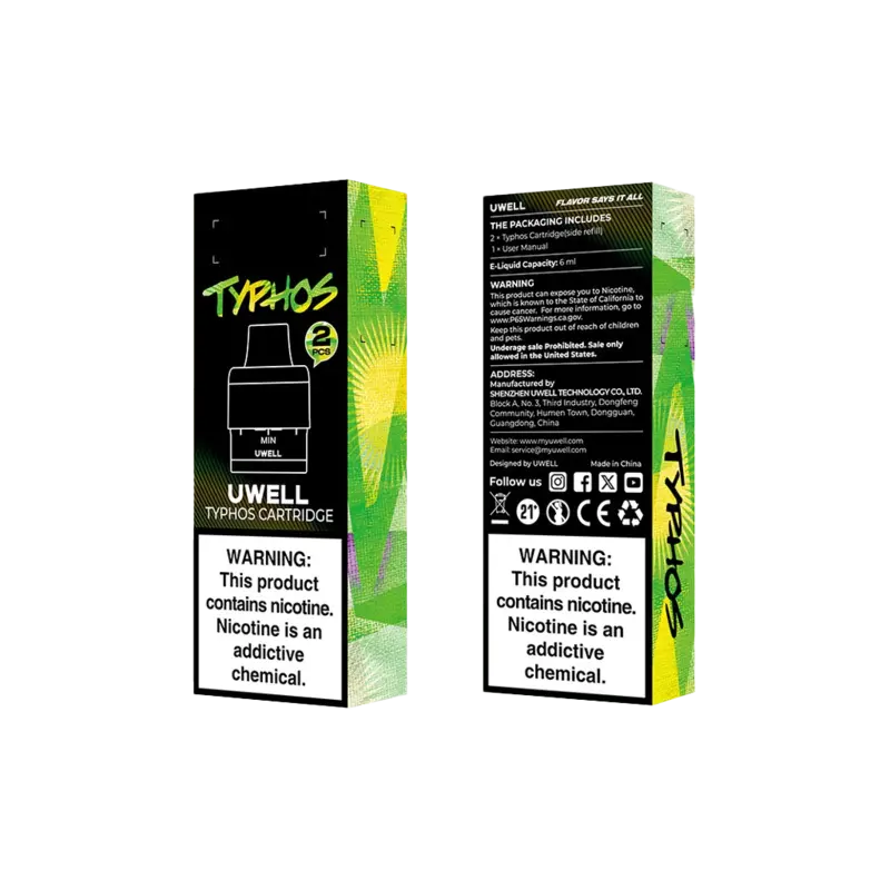 Uwell Uwell Typhos Replacement Pod 2Pk