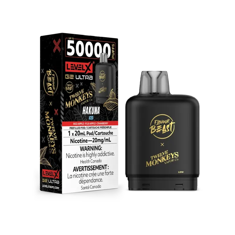 Level X Level X Flavour Beast G2 Ultra Pod 20ml Disposable