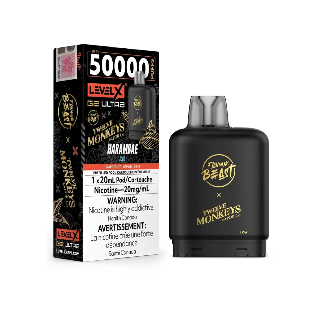 Level X Level X Flavour Beast G2 Ultra Pod 20ml Disposable
