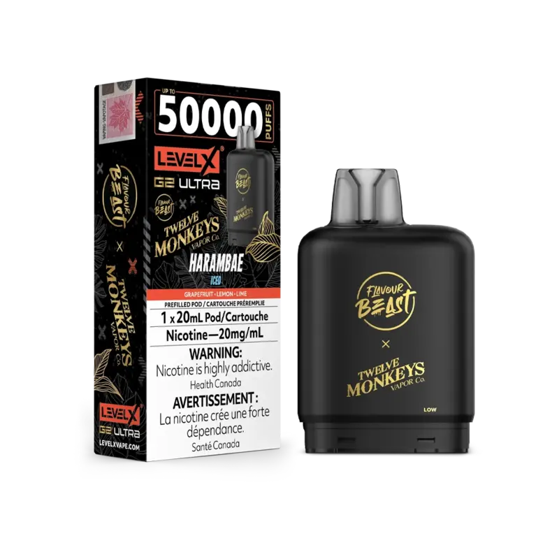 Level X Level X Flavour Beast G2 Ultra Pod 20ml Disposable