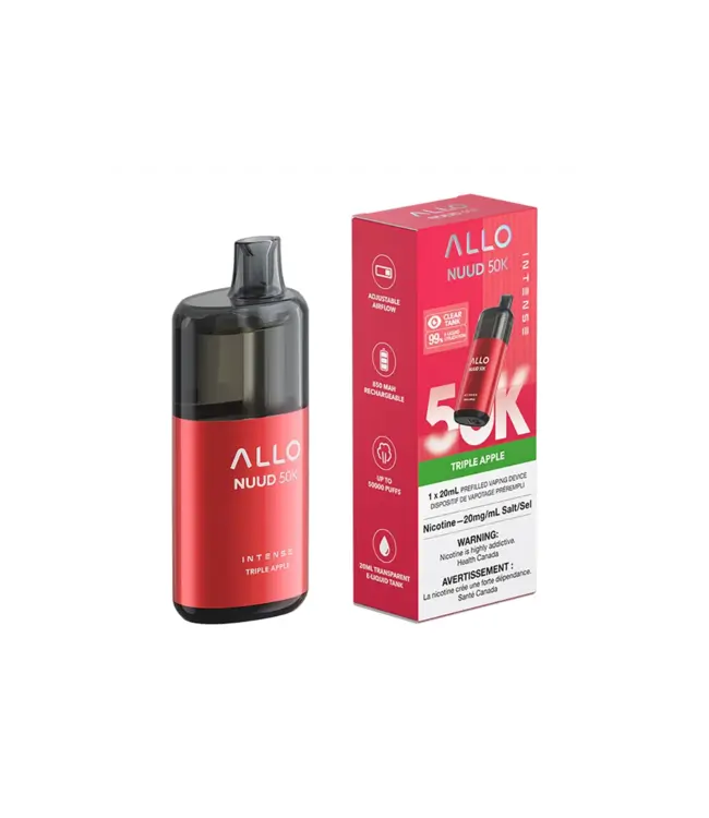 Allo Allo Intense Nuud 50K Disposable
