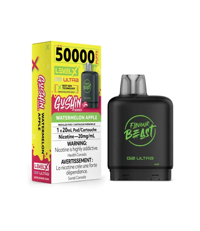 Level X Level X Flavour Beast Gushin G2 Ultra Pod 20ml Disposable