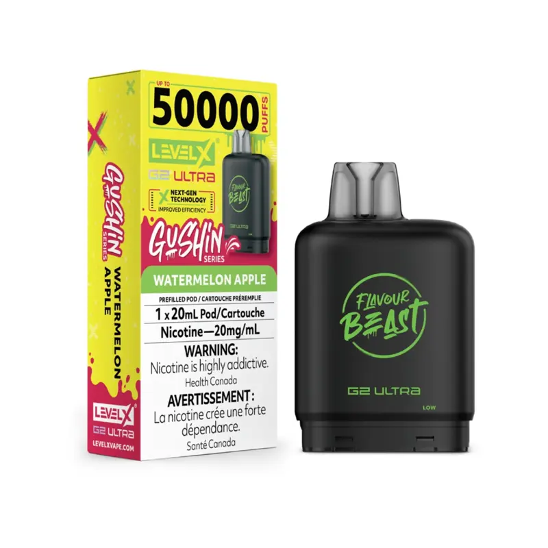 Level X Level X Flavour Beast Gushin G2 Ultra Pod 20ml Disposable