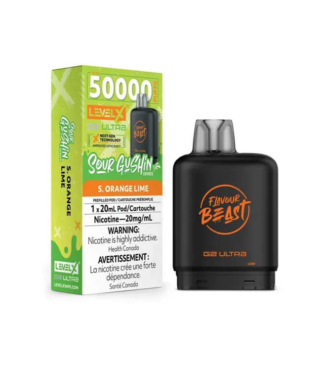 Level X Level X Flavour Beast Gushin G2 Ultra Pod 20ml Disposable