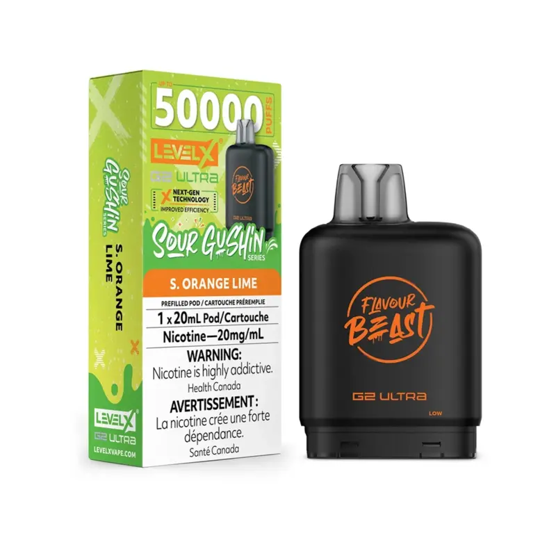 Level X Level X Flavour Beast Gushin G2 Ultra Pod 20ml Disposable