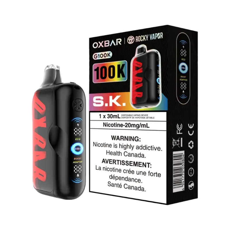 Oxbar Rocky Vapor Oxbar G100K Disposable
