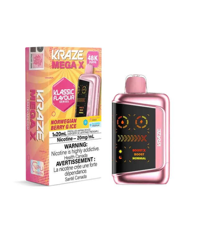 Kraze Mega X Classic Disposable