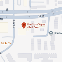 Google Maps - FreeStyle Vapes - Red Deer