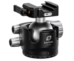 LeoFoto LH-55LSC Lever-Release Hybrid Clamp Ball Head for Shooting/Hunting  Arca & Picatinny Clamp