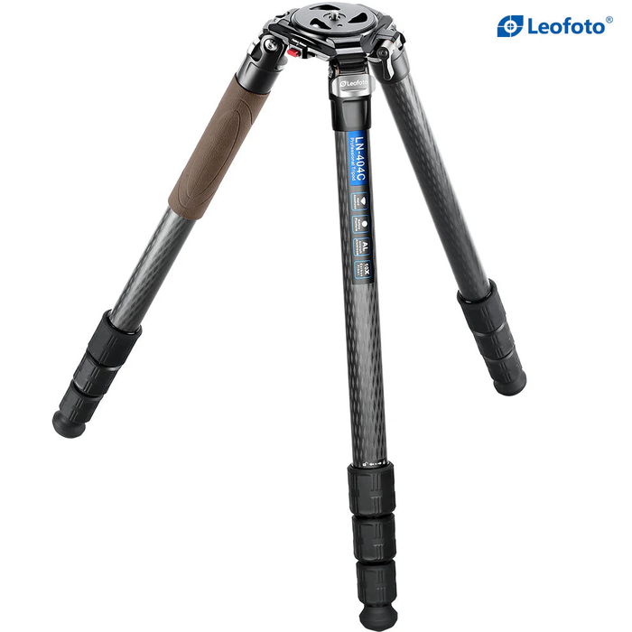 LeoFoto LN-404C Heavy Duty Tripod with 100mm Bowl+Platform & Bag