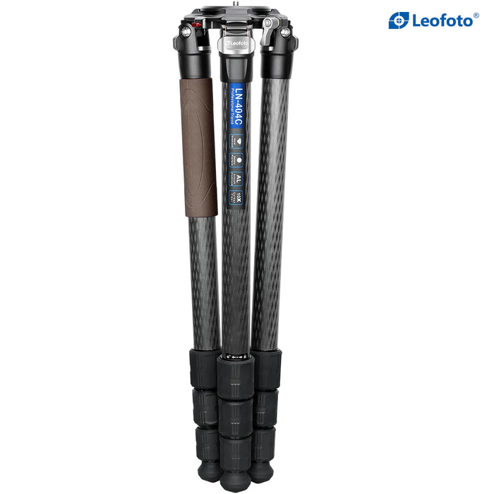 LeoFoto LN-404C Heavy Duty Tripod with 100mm Bowl+Platform & Bag