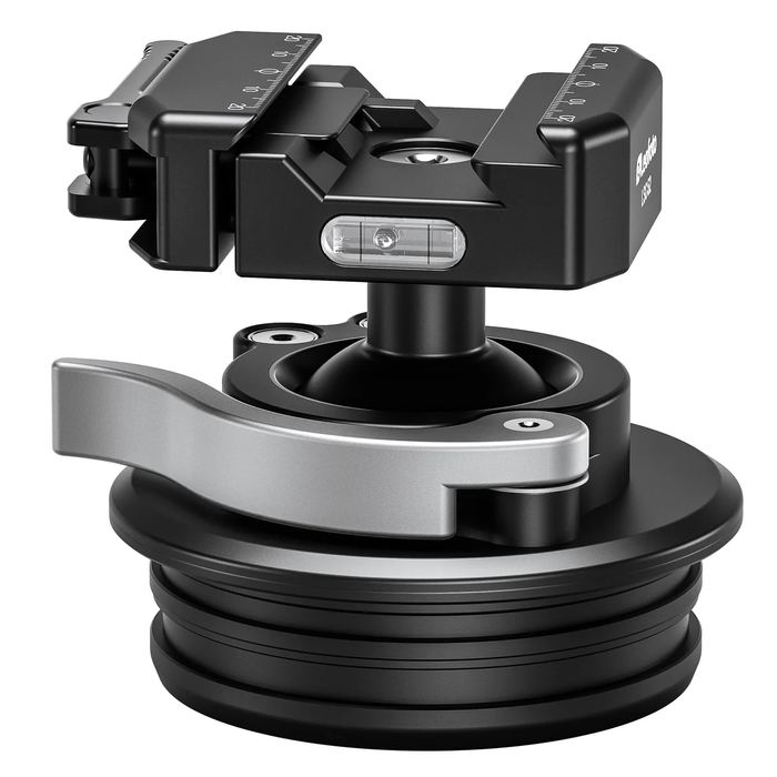 LeoFoto STB-75 X-Version Rapid Lever-Lock Outdoors Ball Head with Integrated 75mm Bowl Adapter | Arca & Picatinny