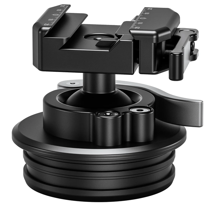 LeoFoto STB-75 X-Version Rapid Lever-Lock Outdoors Ball Head with Integrated 75mm Bowl Adapter | Arca & Picatinny