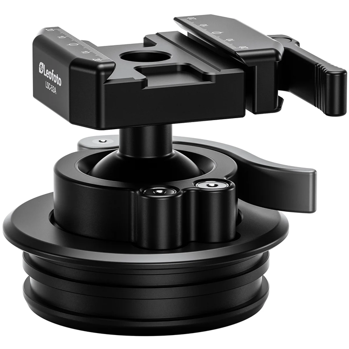 LeoFoto STB-75 X-Version Rapid Lever-Lock Outdoors Ball Head with Integrated 75mm Bowl Adapter | Arca & Picatinny