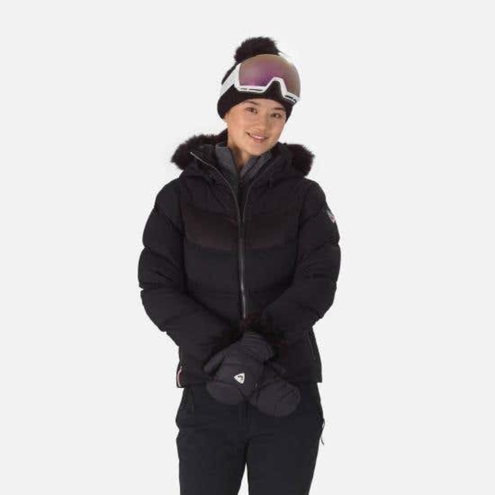 ROSSIGNOL ROSSIGNOL LADIES SIGNATURE DOWN JACKET BLACK LARGE