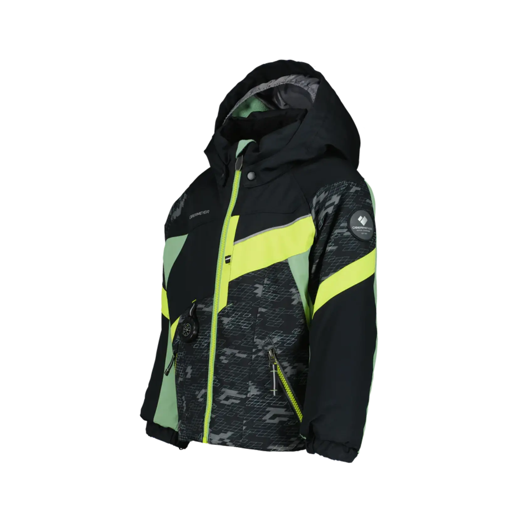 Obermeyer OBERMEYER BOYS SUPER G JACKET NETWORK 3