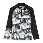 Spyder SPYDER BOYS TREELINE ZIP NECK TOP TREE LINE X-LARGE