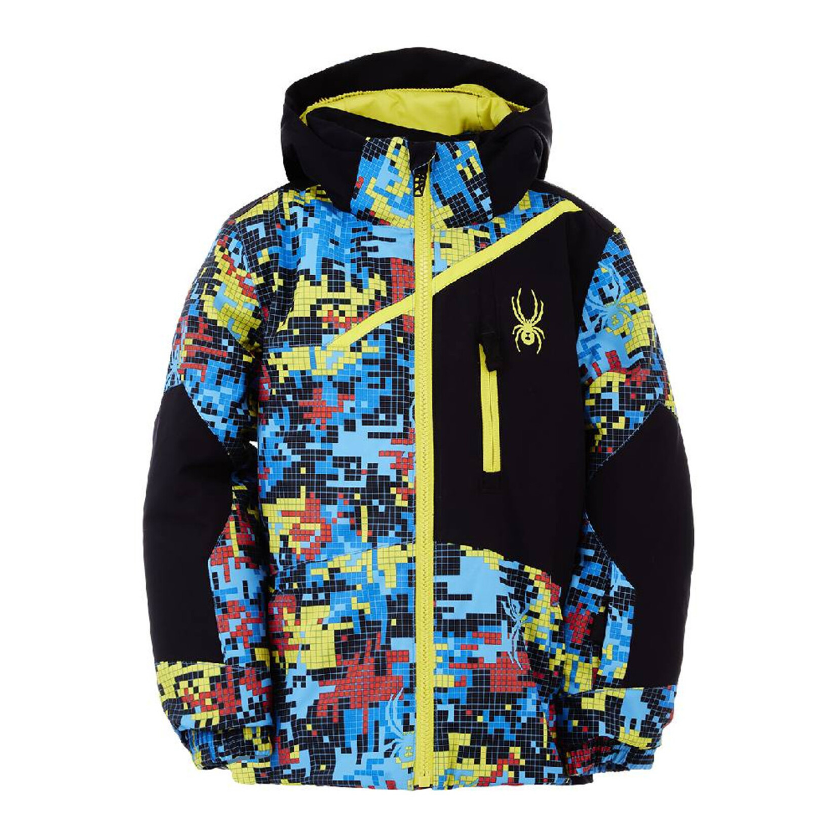 SPYDER BOYS MINI CHALLENGER JACKET DIGI BUG 6 SKI CELLAR SNOWBOARD